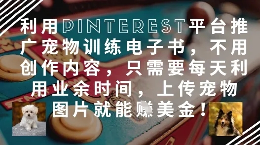 图片[1]-利用Pinterest平台推广宠物训练电子书，不用创作内容，只需要每天利用业余时间，上传宠物图片就能挣美金!-小海哥资源站